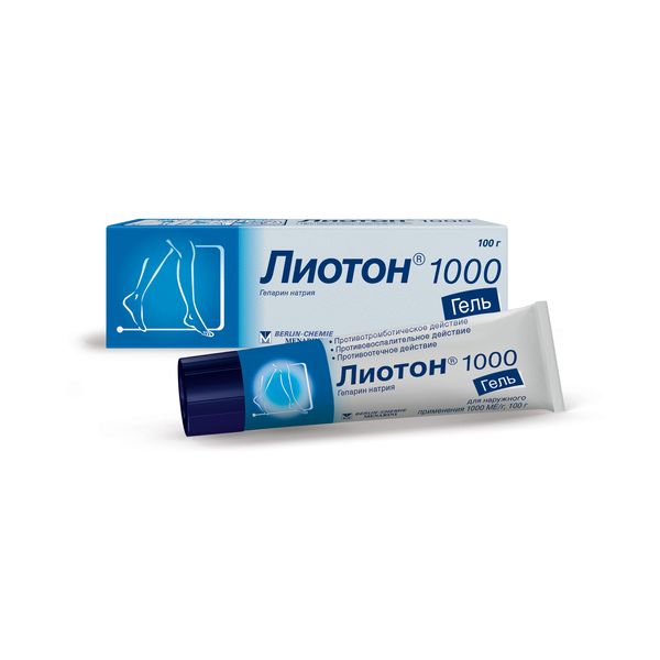 Лиотон гель 1000 МЕ/г 100 г